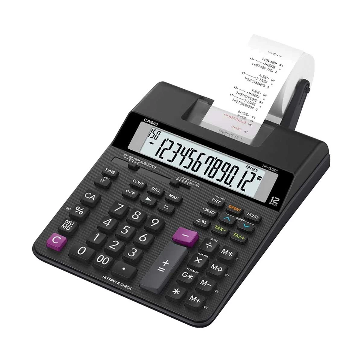 CASIO HR-150RC Printing Calculator (Compact Type/Mini Printer)